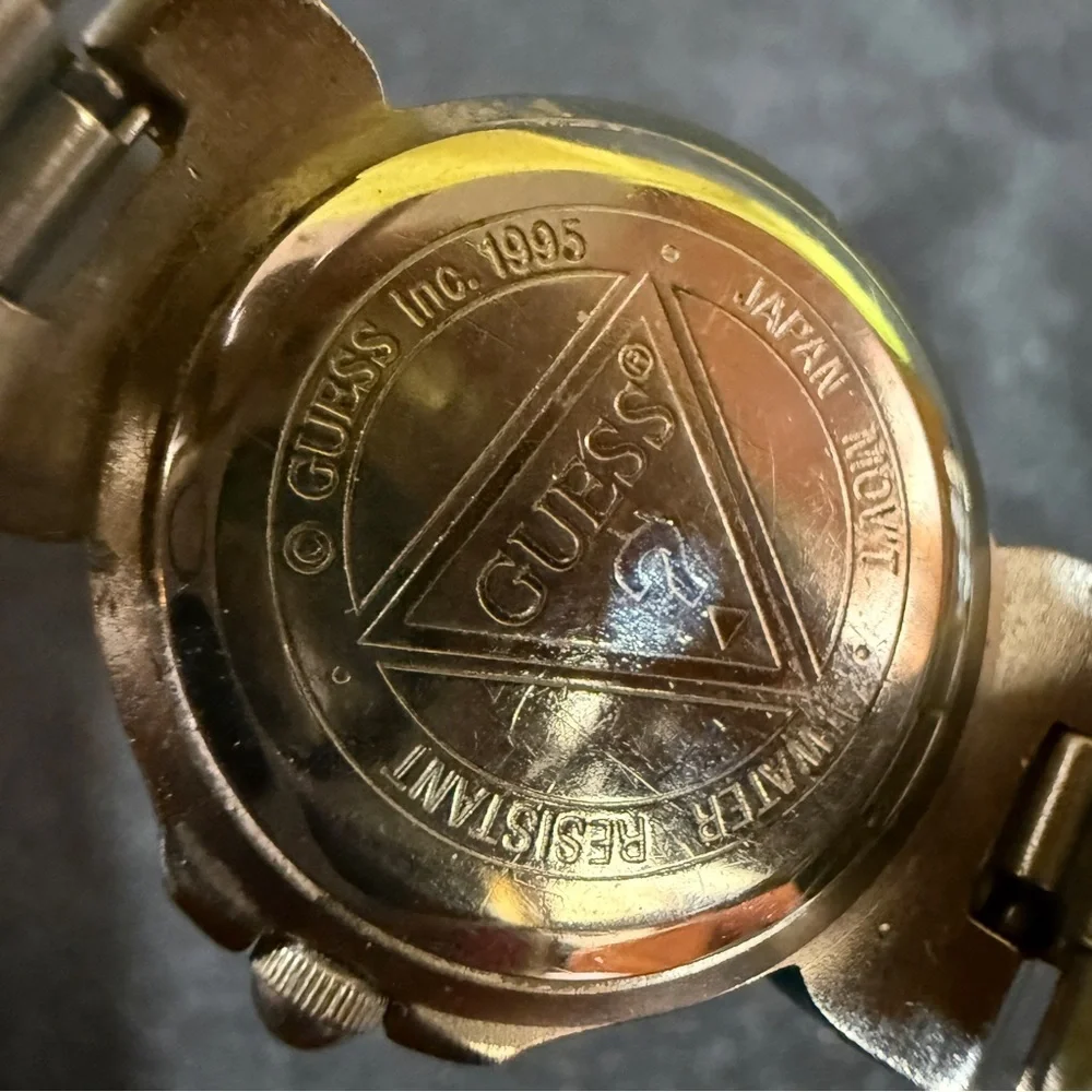 Guess, vintage, Two-Tone Gold and Silver Watch